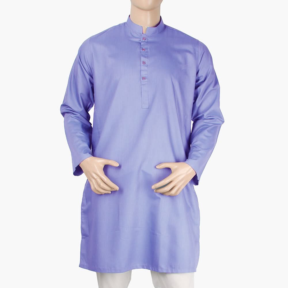 Men's Mashriq Slim Fit Kurta - Light Purple, Men's Kurtas, Chase Value, Chase Value
