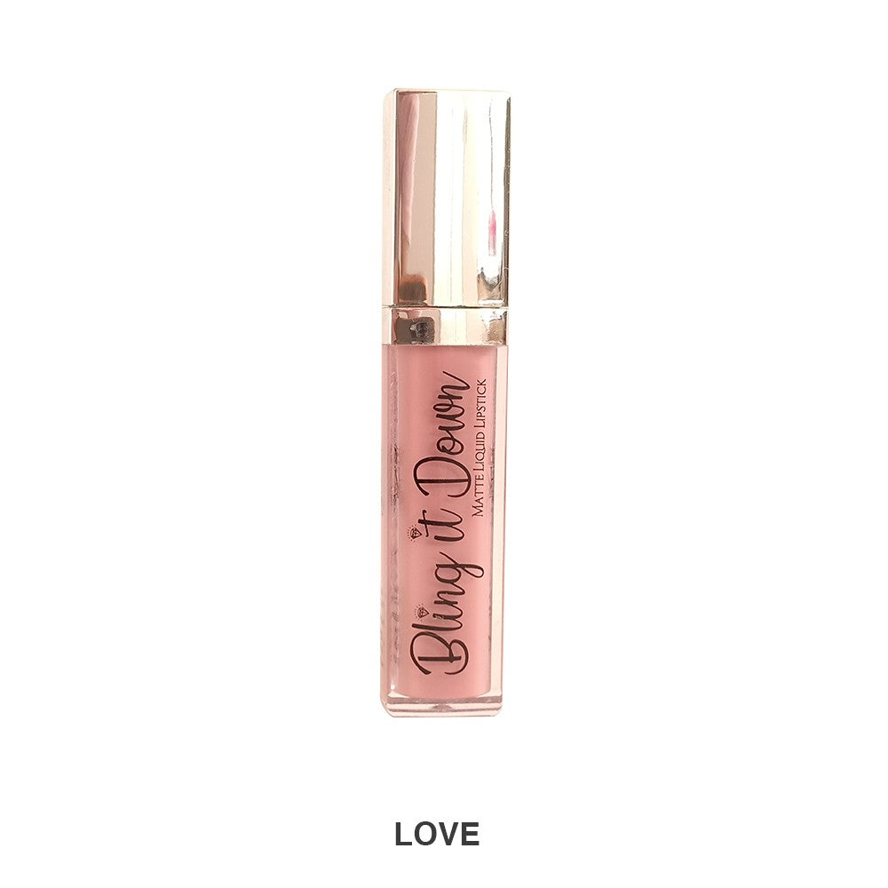 Bling It Down Matte Lipstick - Love, Lipstick, Nadia Hussain, Chase Value