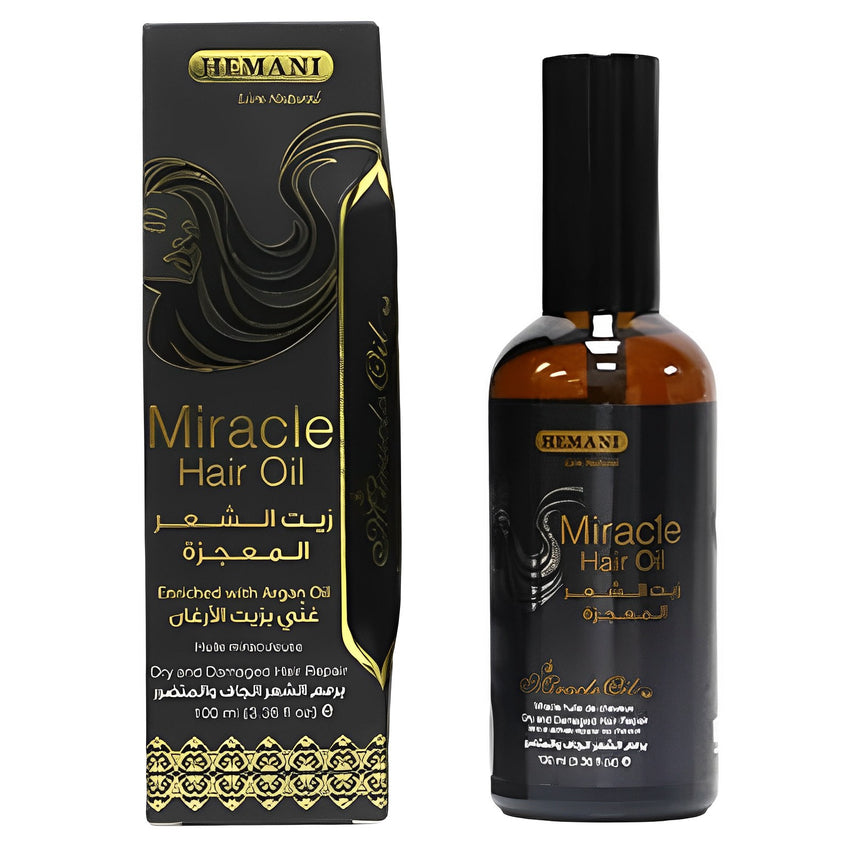 Hemani Hair Oil Miracle 100 ML - Argan, Hair Oils, WB By Hemani, Chase Value