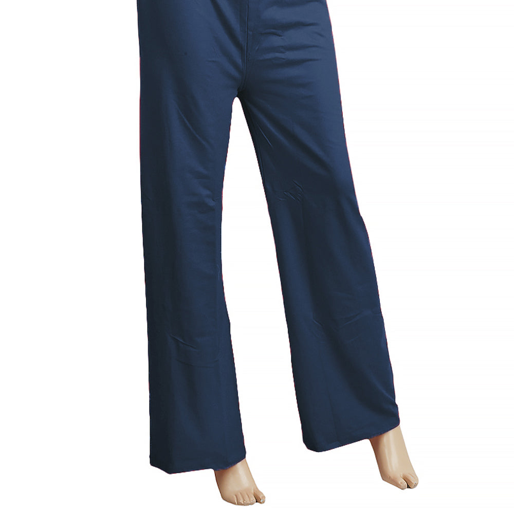 Women's Plain Flapper - Navy Blue, Women Pants & Tights, Chase Value, Chase Value