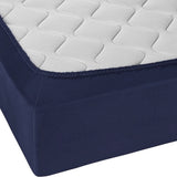 Single Bed Sheet Cover Fitted Jersey - Navy Blue, Single Size Bed Sheet, Chase Value, Chase Value