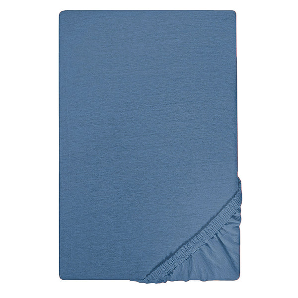 Single Bed Fitted Sheet - Blue, Single Size Bed Sheet, Chase Value, Chase Value