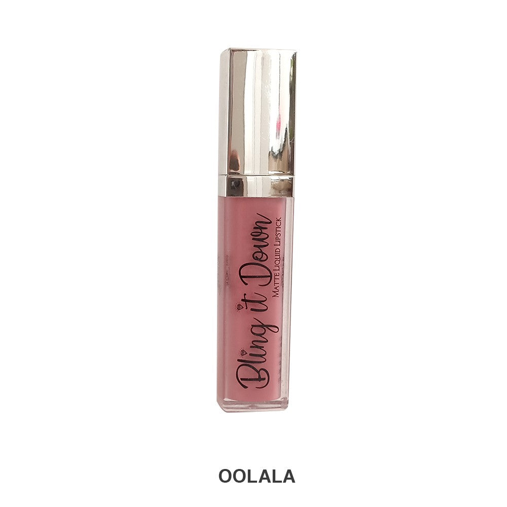 Bling It Down Matte Lipstick - Oo Lala, Lipstick, Nadia Hussain, Chase Value