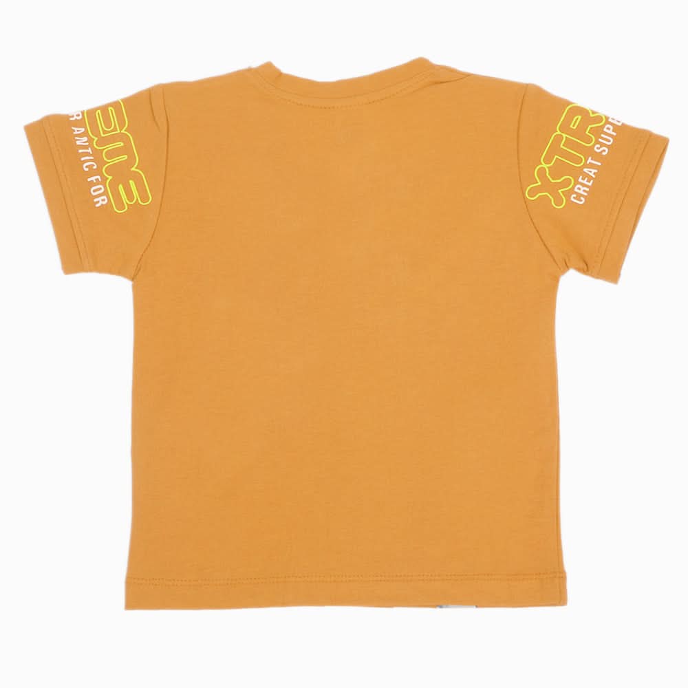 Boys Half Sleeves T-Shirt - Orange, Boys T-Shirts, Chase Value, Chase Value