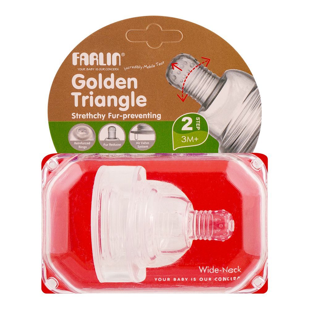 Farlin Nipple 2 Pcs P-3-M, Feeding Supplies, Farlin, Chase Value