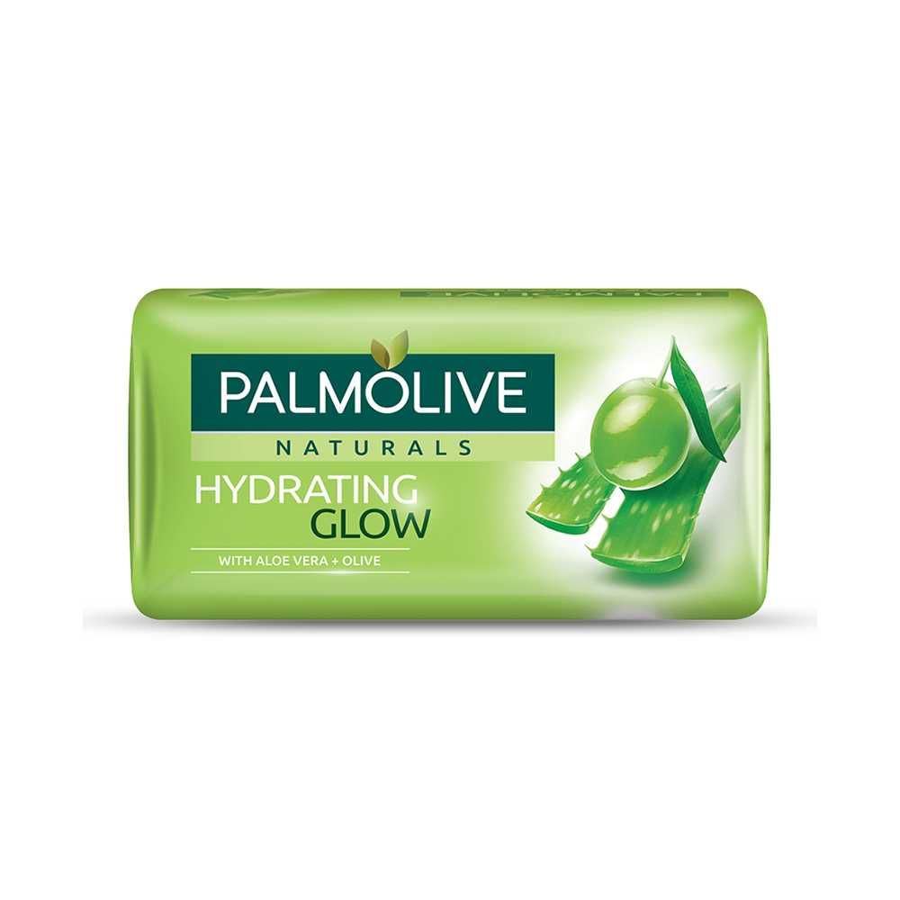 Palmolive Naturals Hydrating Glow Soap, Aloe Vera + Olive, 130g, Soaps, Palmolive, Chase Value