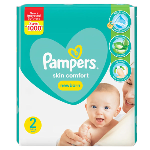 Pampers Skin Comfort Newborn 2 (3-7) Kg Mini 70 Diapers