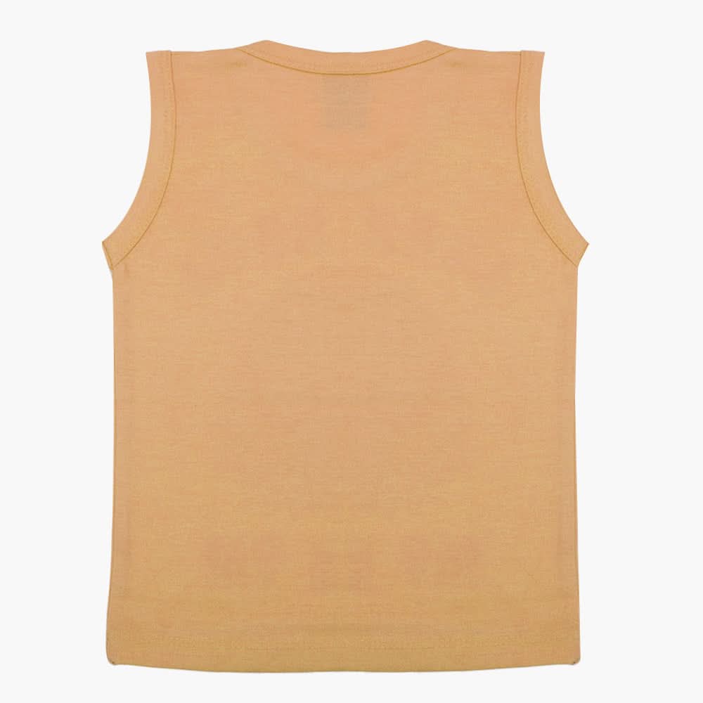 Boys Sando T-Shirt - Peach, Boys T-Shirts, Chase Value, Chase Value