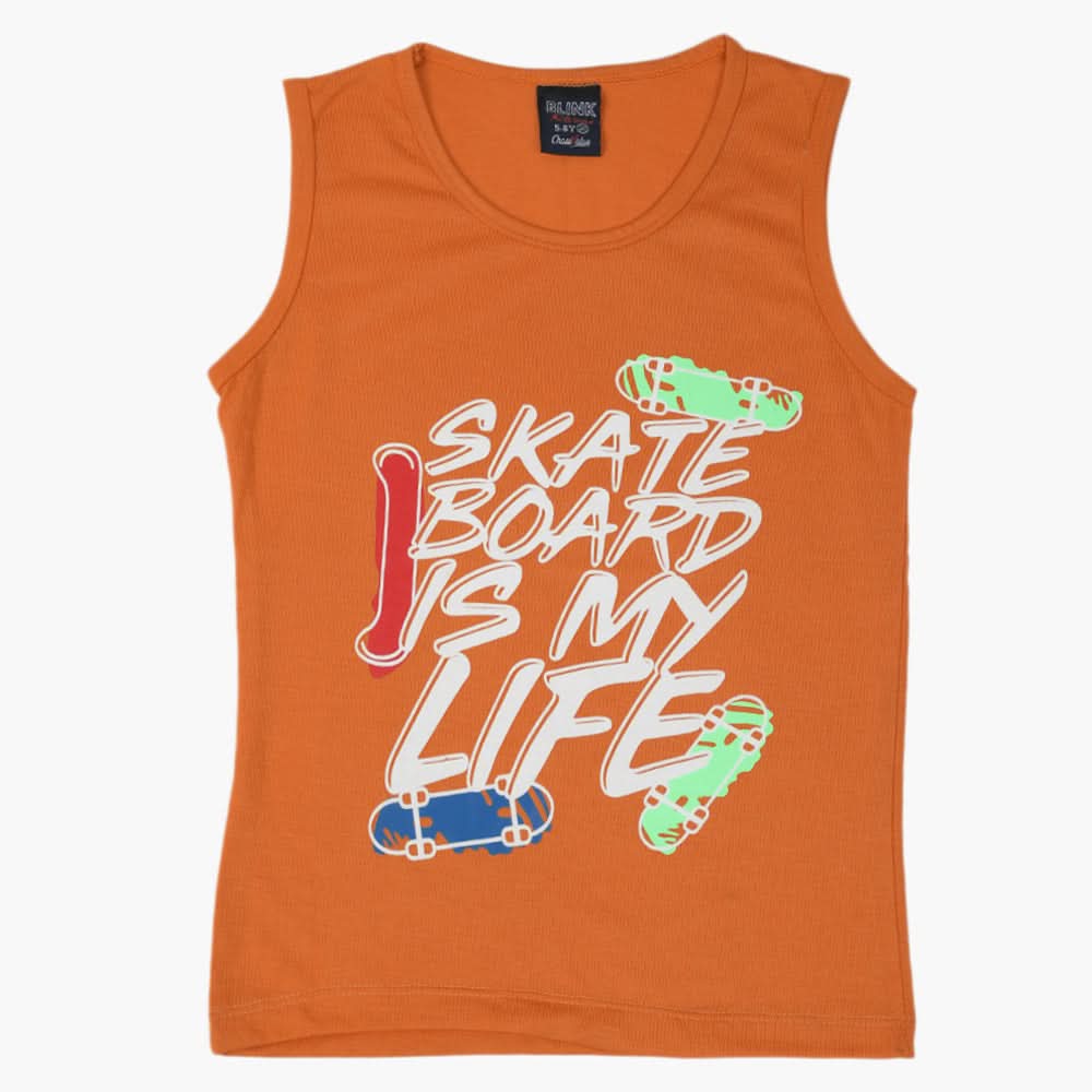 Boys Sando - Peach, Boys T-Shirts, Chase Value, Chase Value