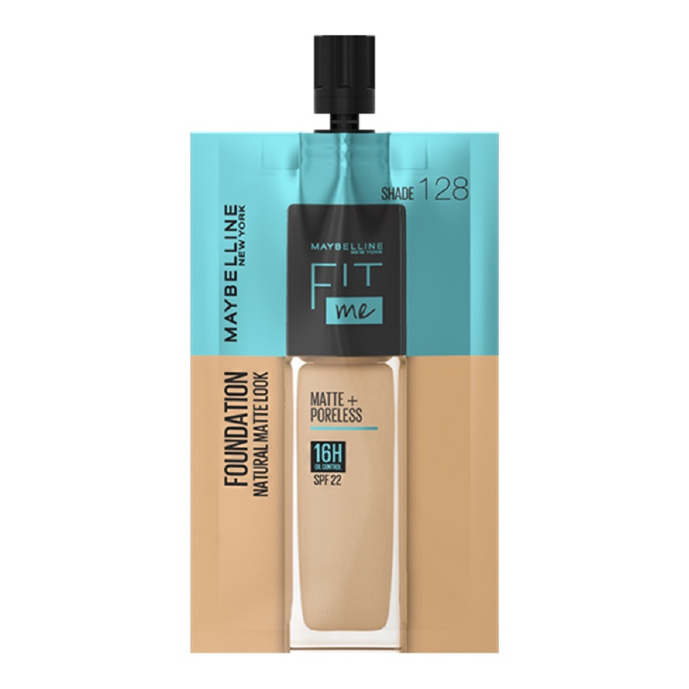 Maybelline - Fit Me Liquid Foundation 5Ml - 128 Warm Nude, Foundation, Maybelline, Chase Value