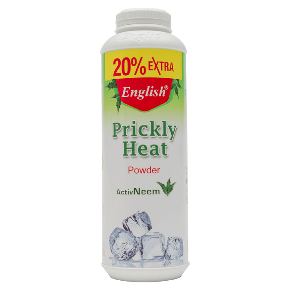 English Prickly Heat Powder Neem, Powders, English, Chase Value