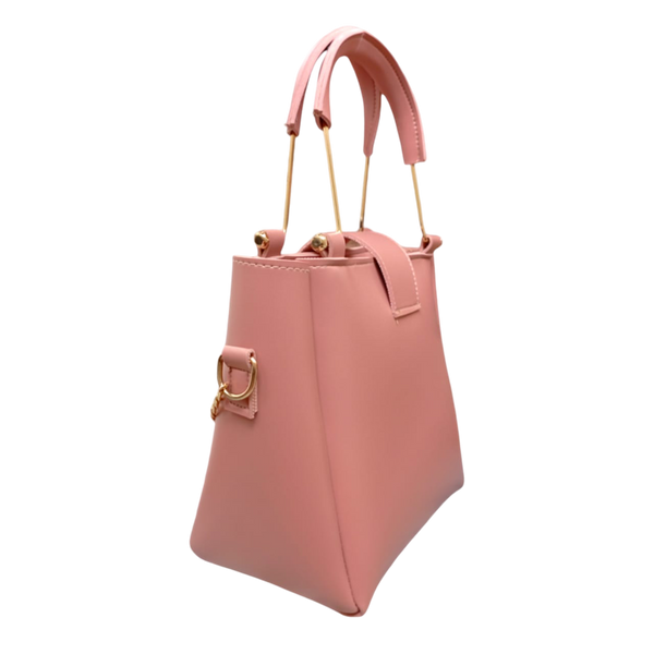 3-Piece Set with Long Adjustable Straps & Two Extra Pouches – Versatile and Stylish Storage Solution - Tea Pink