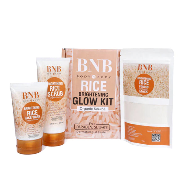 Rice Brightening Glow Kit, Skin Care, BNB, Chase Value
