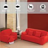 Sofa Cover 7 Seater Plain Jersey - Pink, Decoration, Chase Value, Chase Value