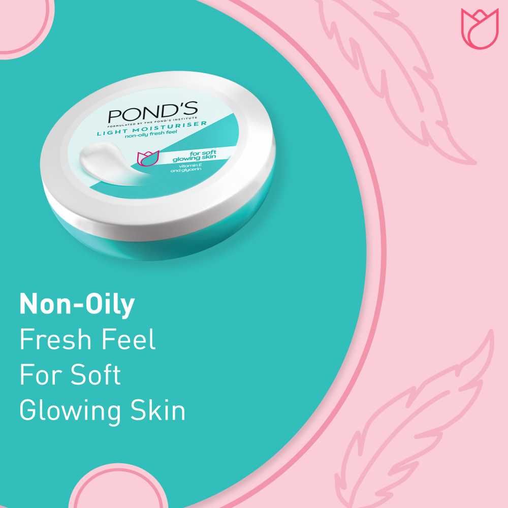Pond's Light Moisturiser Soft Glowing Skin Cream, 75g, Creams & Lotions, Pond's, Chase Value
