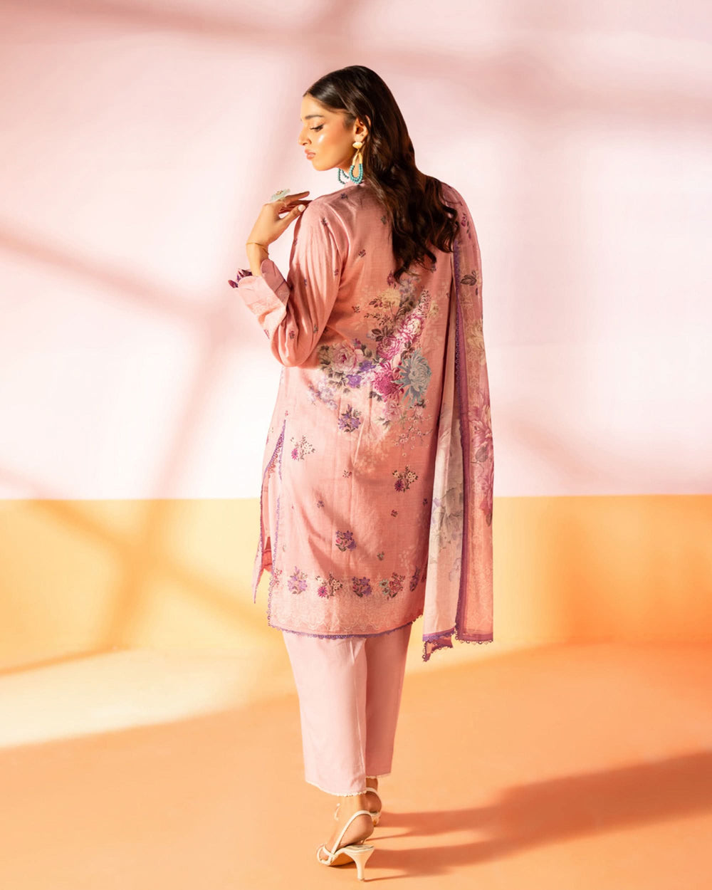 Salina Women’s 3PC Printed Suit-6, Women, 3Pcs Shalwar Suit, Chase Value, Chase Value