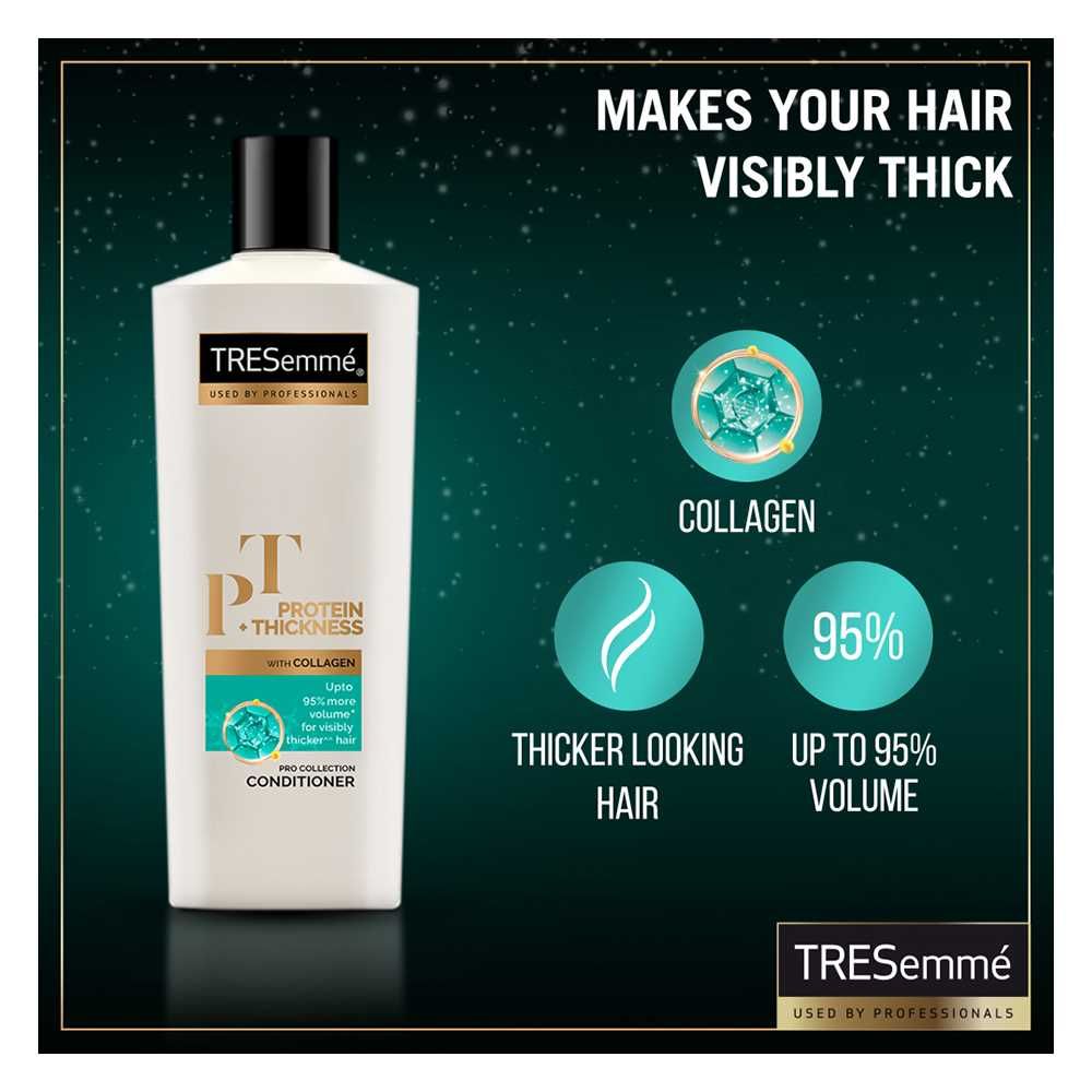 Tresemme Protein + Thickness With Collagen Conditioner, 360ml, Shampoo & Conditioner, Tresemme, Chase Value