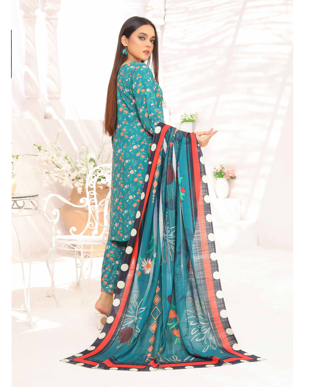 Nyasia By RA-Bin Hameeb Linen Cord's Printed Unstitched 3Pcs Suit - 2, Women, 3Pcs Shalwar Suit, Rana Arts, Chase Value