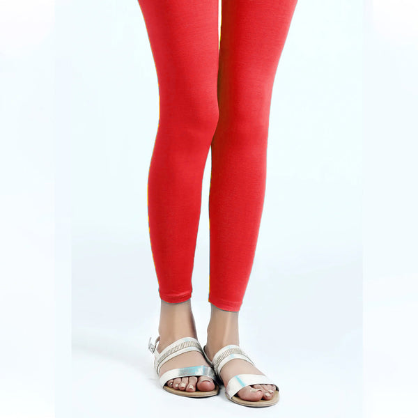 Women's Plain Tights - Red, Women Pants & Tights, Chase Value, Chase Value