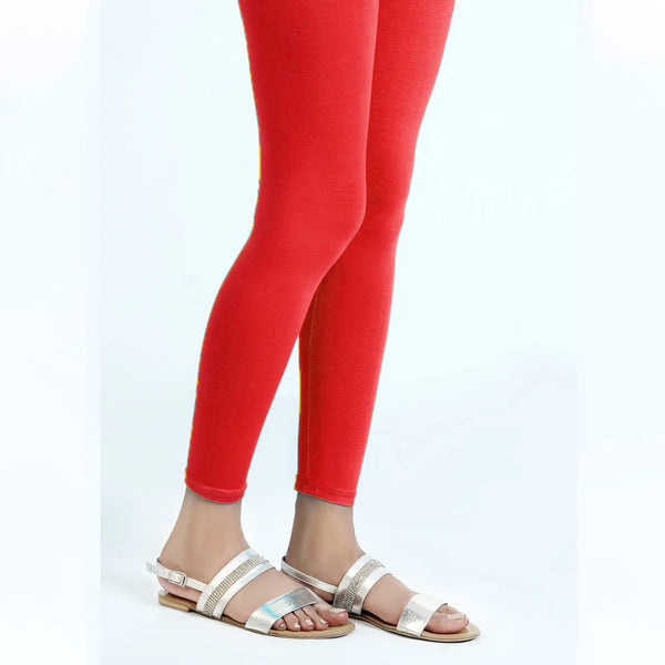 Women's Plain Tights - Red, Women Pants & Tights, Chase Value, Chase Value