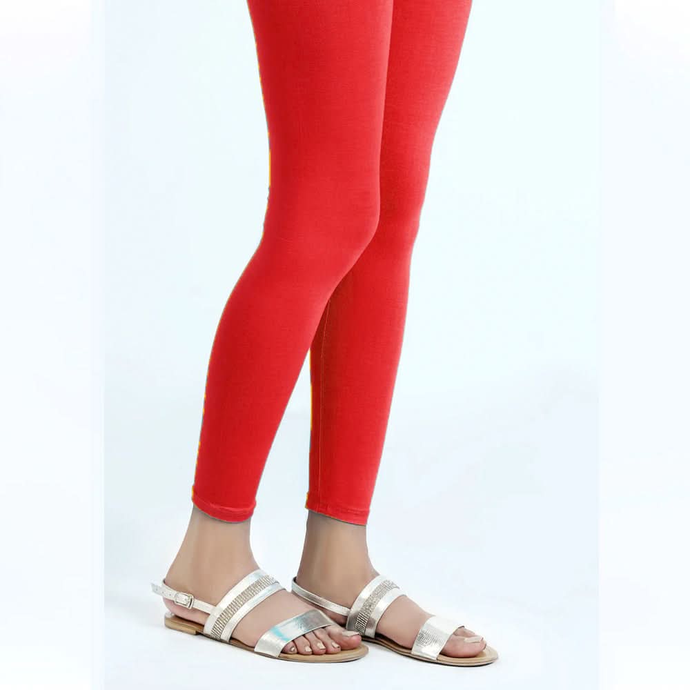 Women's Plain Tights - Red, Women Pants & Tights, Chase Value, Chase Value