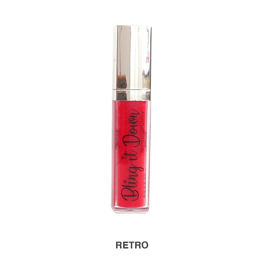 Bling It Down Matte Lipstick - Retro, Lipstick, Nadia Hussain, Chase Value