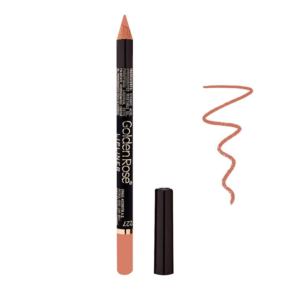Golden Rose Lip Liner Pencil, 227, Lip Pencils & Liner, Golden Rose, Chase Value