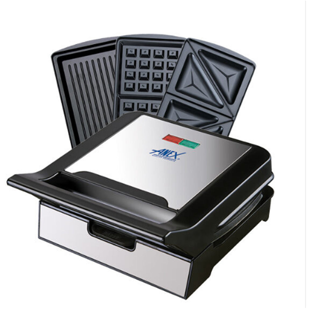 Anex Sandwich Maker AG-2039, Toaster & Hot Plate, Anex, Chase Value