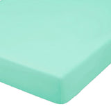 Single Bed Sheet Cover Fitted Jersey - Sea Green, Single Size Bed Sheet, Chase Value, Chase Value