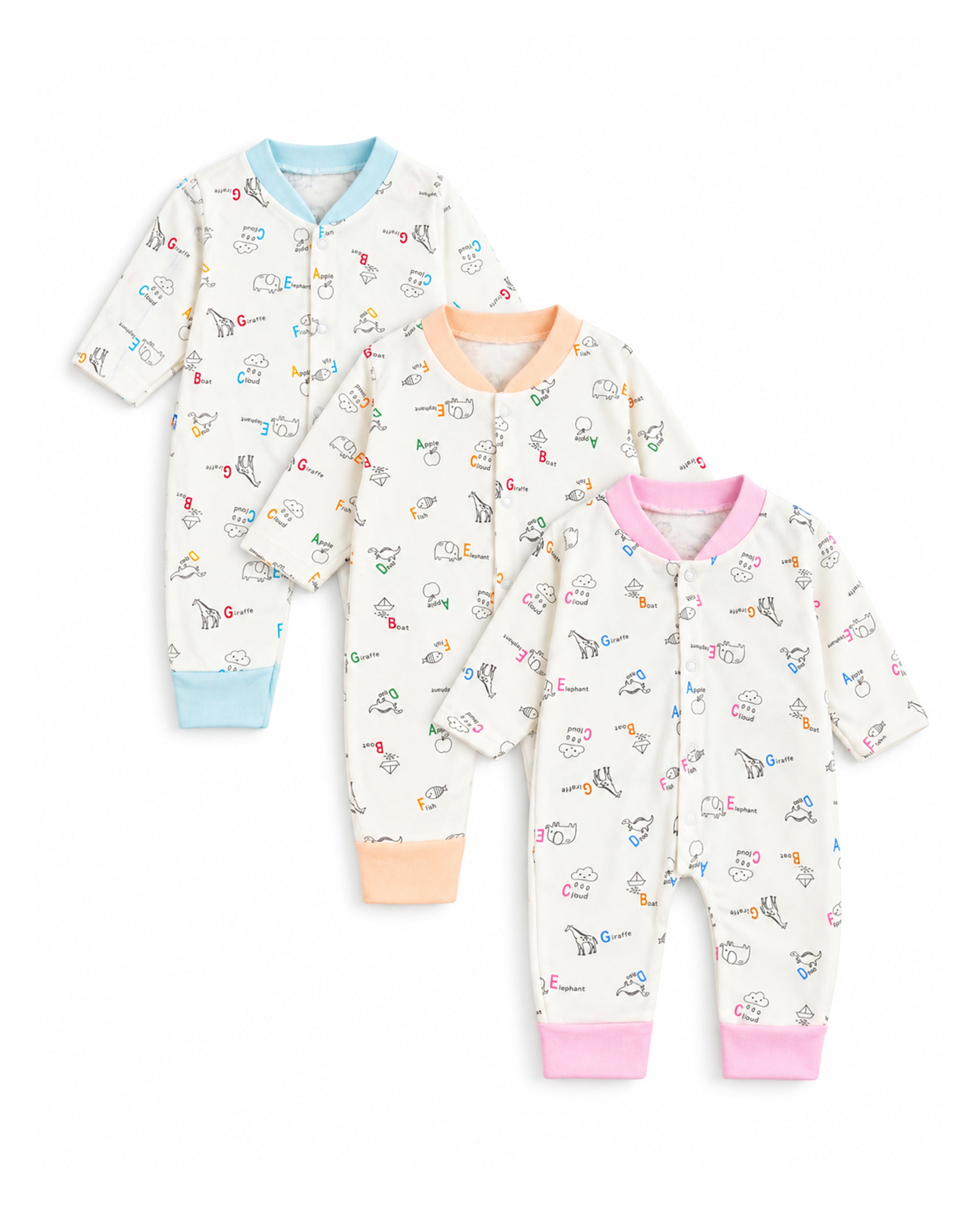 Newborn Romper Set - Pack of 3