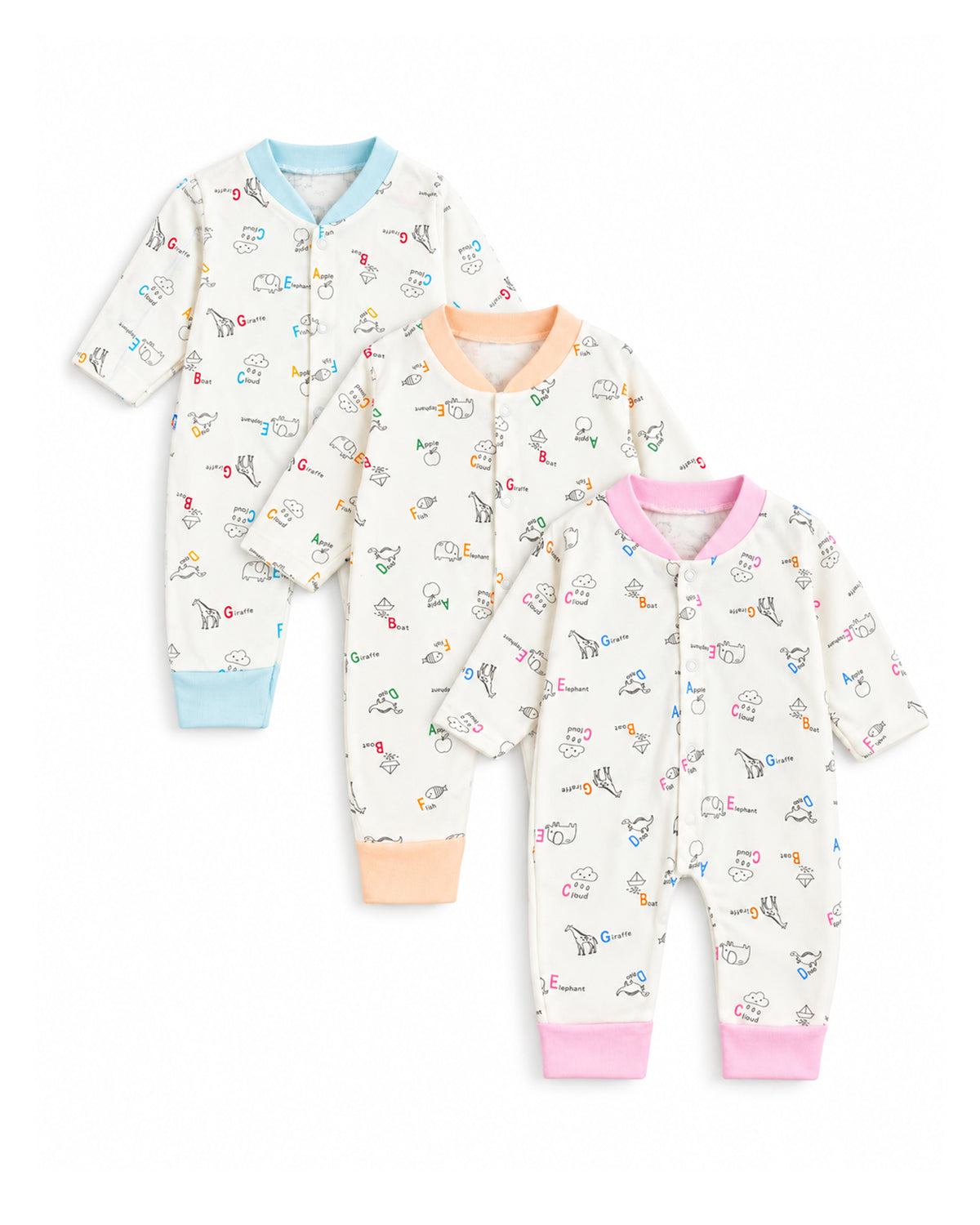 Newborn Romper Set - Pack of 3