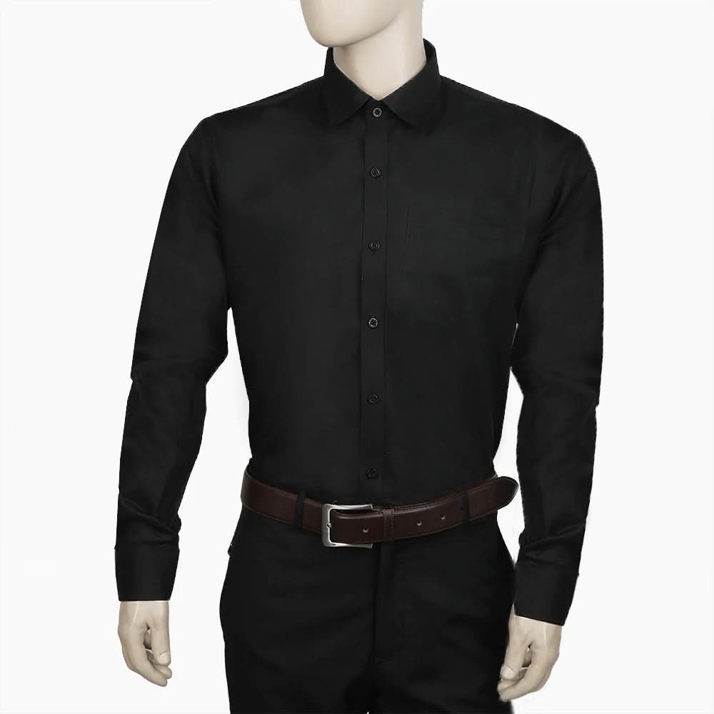 Men's Formal Shirt - Black, Men's Shirts, Chase Value, Chase Value