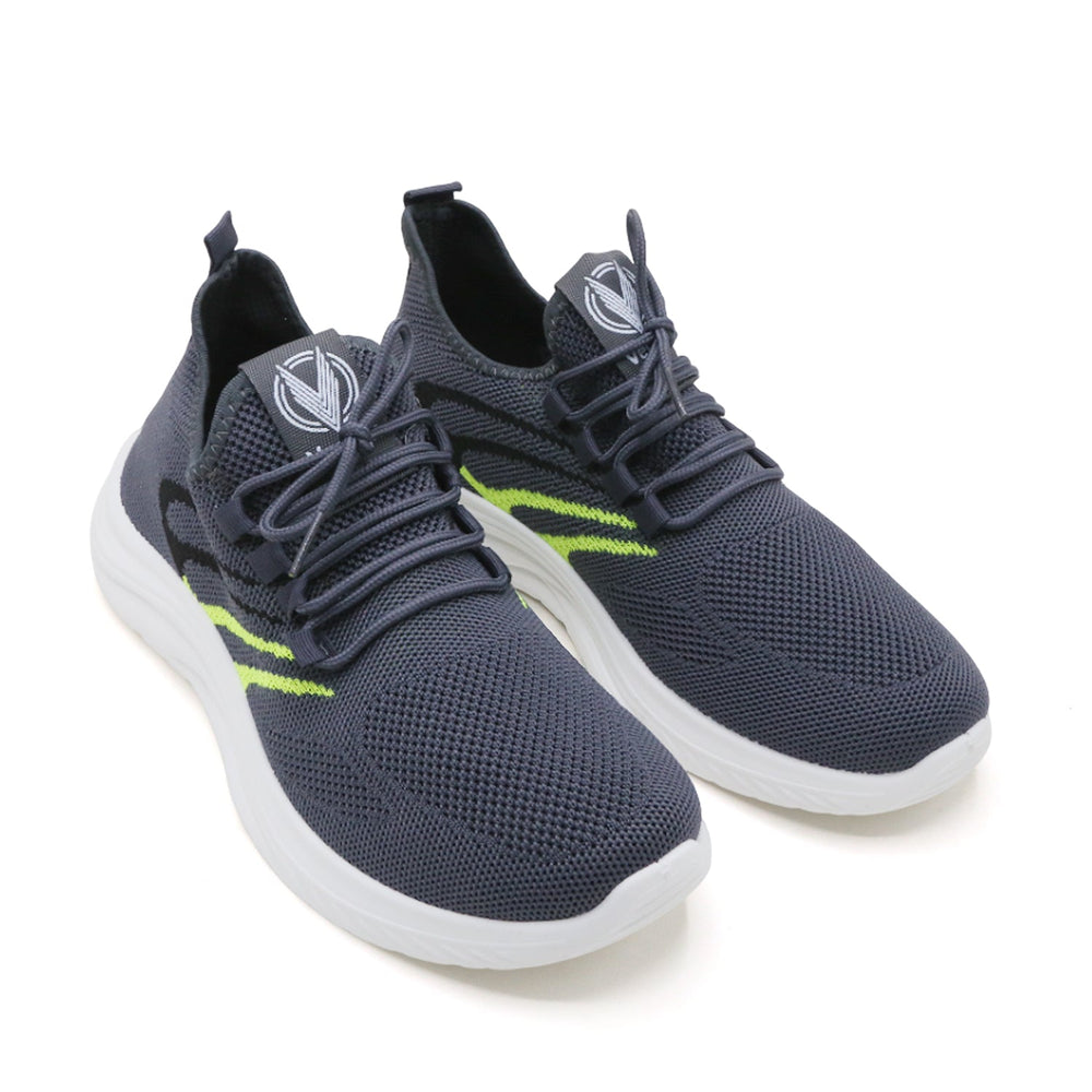 Lightweight Lace-up Slip-on Jogger XT-5512 - Grey, Men's Sports Shoes, Chase Value, Chase Value