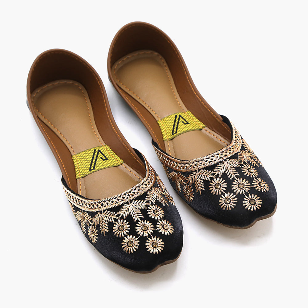 Women's Khussa - Black, Women Khussa, Chase Value, Chase Value