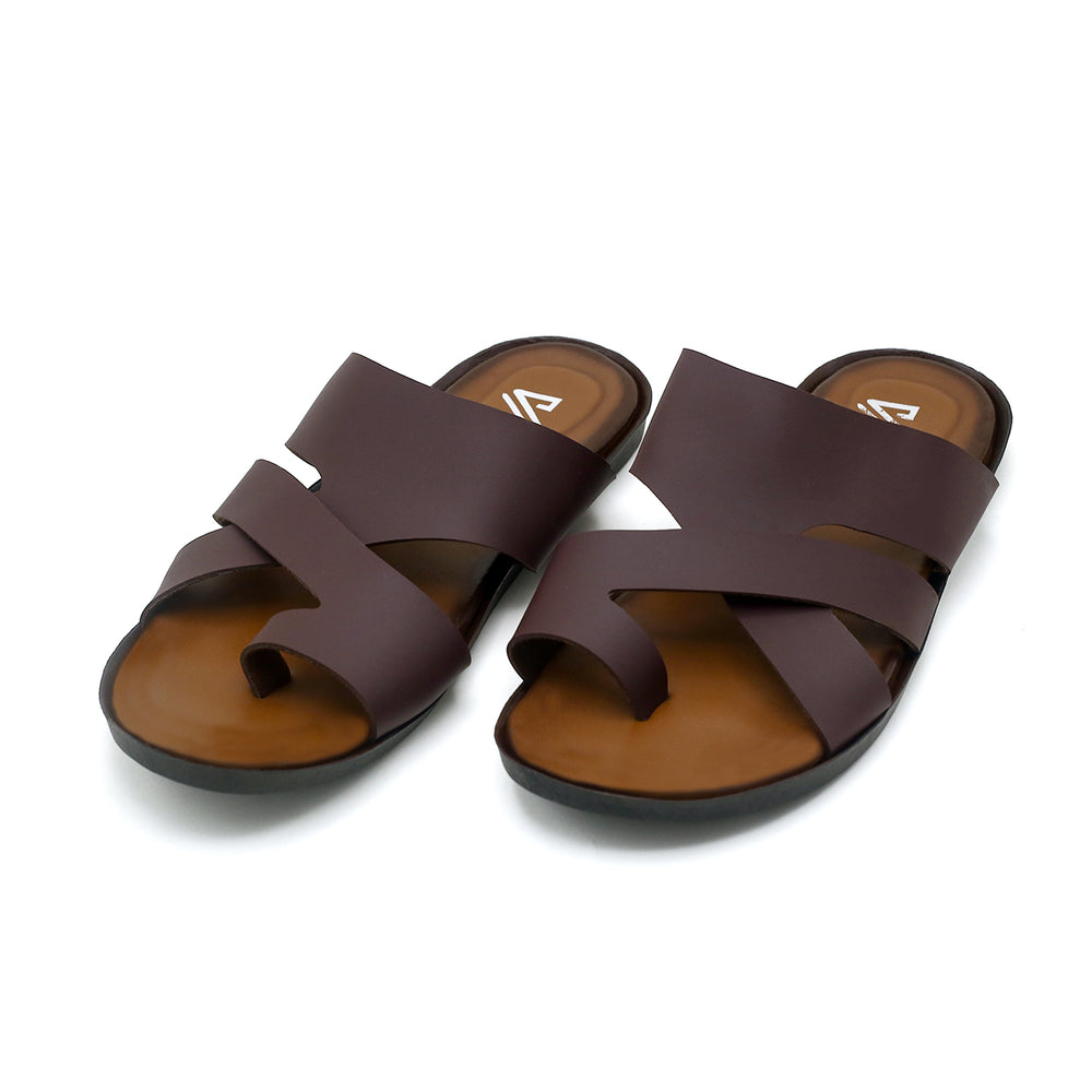 Valuable Men's Slipper - Brown, Men's Slippers, Chase Value, Chase Value