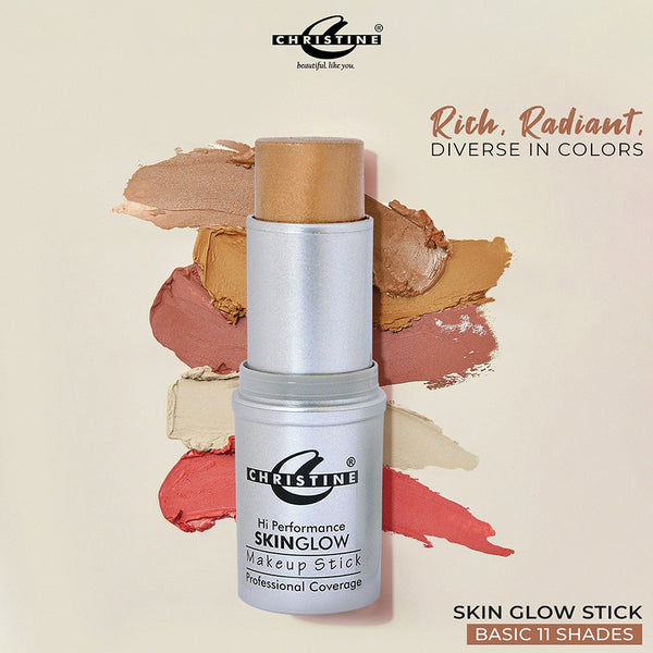 Christine Skin Glow Makeup Paint Stick - Shade 05 Tea Rose, Highlighter, Christine, Chase Value