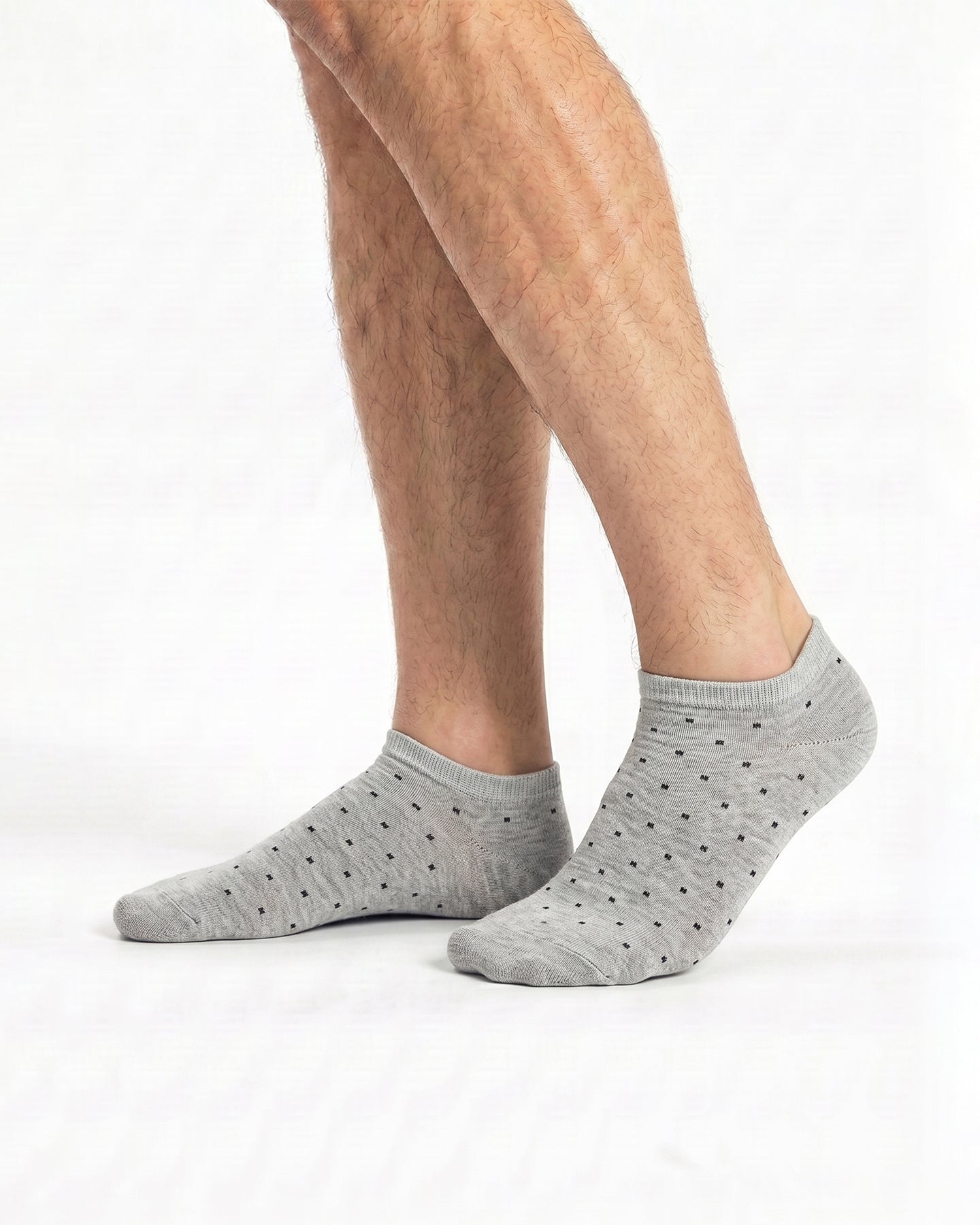Men's Polka Dot Ankle Socks - 2 Pair