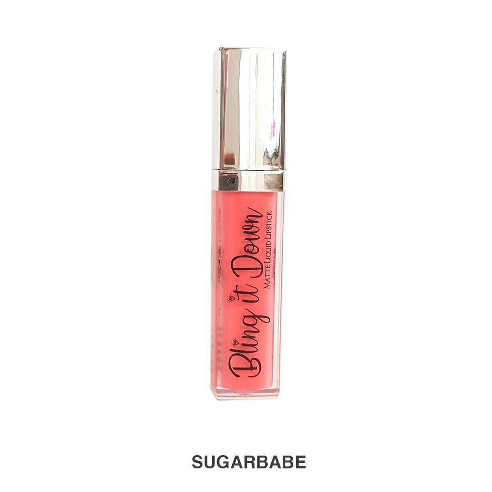 Bling It Down Matte Lipstick - Sugerbabe, Lipstick, Nadia Hussain, Chase Value