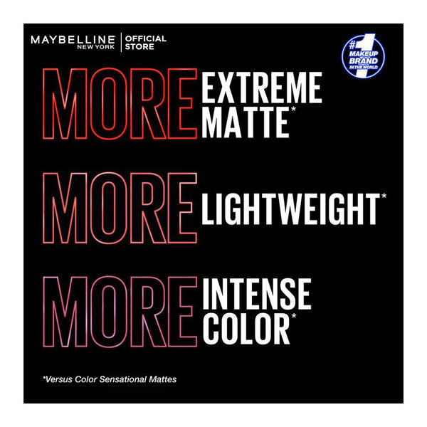 Maybelline New York Color Sensational Ultimate Matte Lipstick, 399 More Magenta, Lipstick, Maybelline, Chase Value