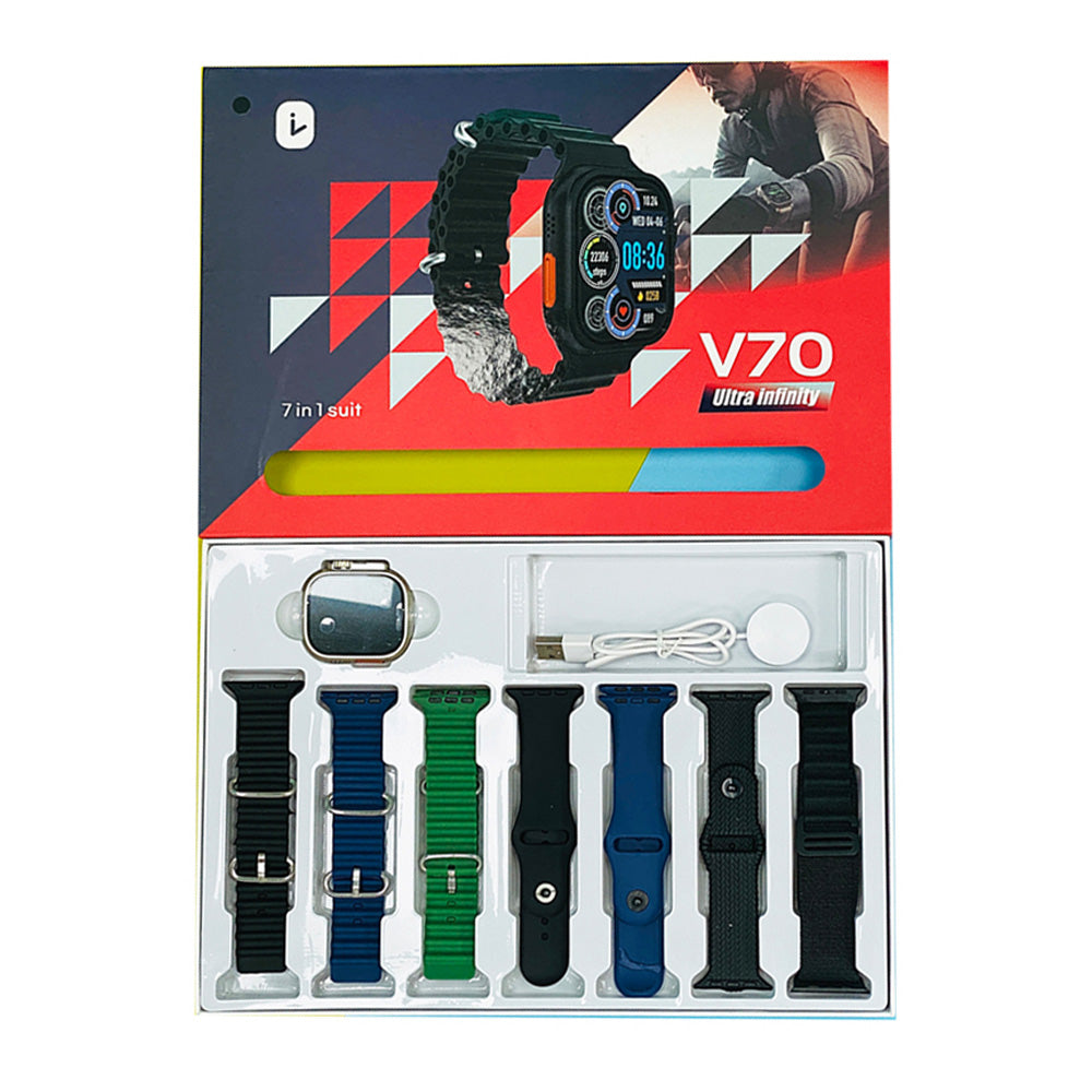 V70 ILV ULTRA INFINITY 7-IN-1 SMART WATCH, Smart Watches, Chase Value, Chase Value
