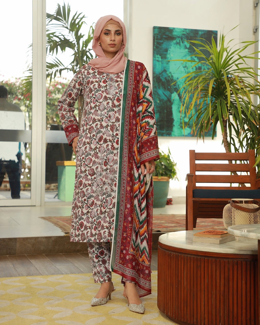 Valuables Exclusive Digital Printed 3Pc Suit - 10, Women, 3Pcs Shalwar Suit, Valuables, Chase Value