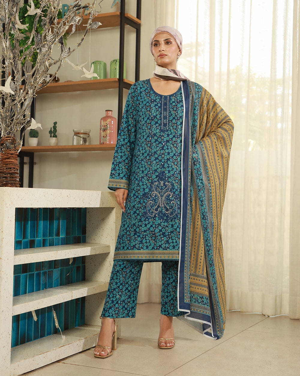 Valuables Exclusive Digital Printed 3Pc Suit - 3, Women, 3Pcs Shalwar Suit, Valuables, Chase Value