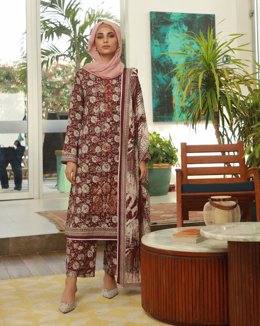 Valuables Exclusive Digital Printed 3Pc Suit - 4, Women, 3Pcs Shalwar Suit, Valuables, Chase Value