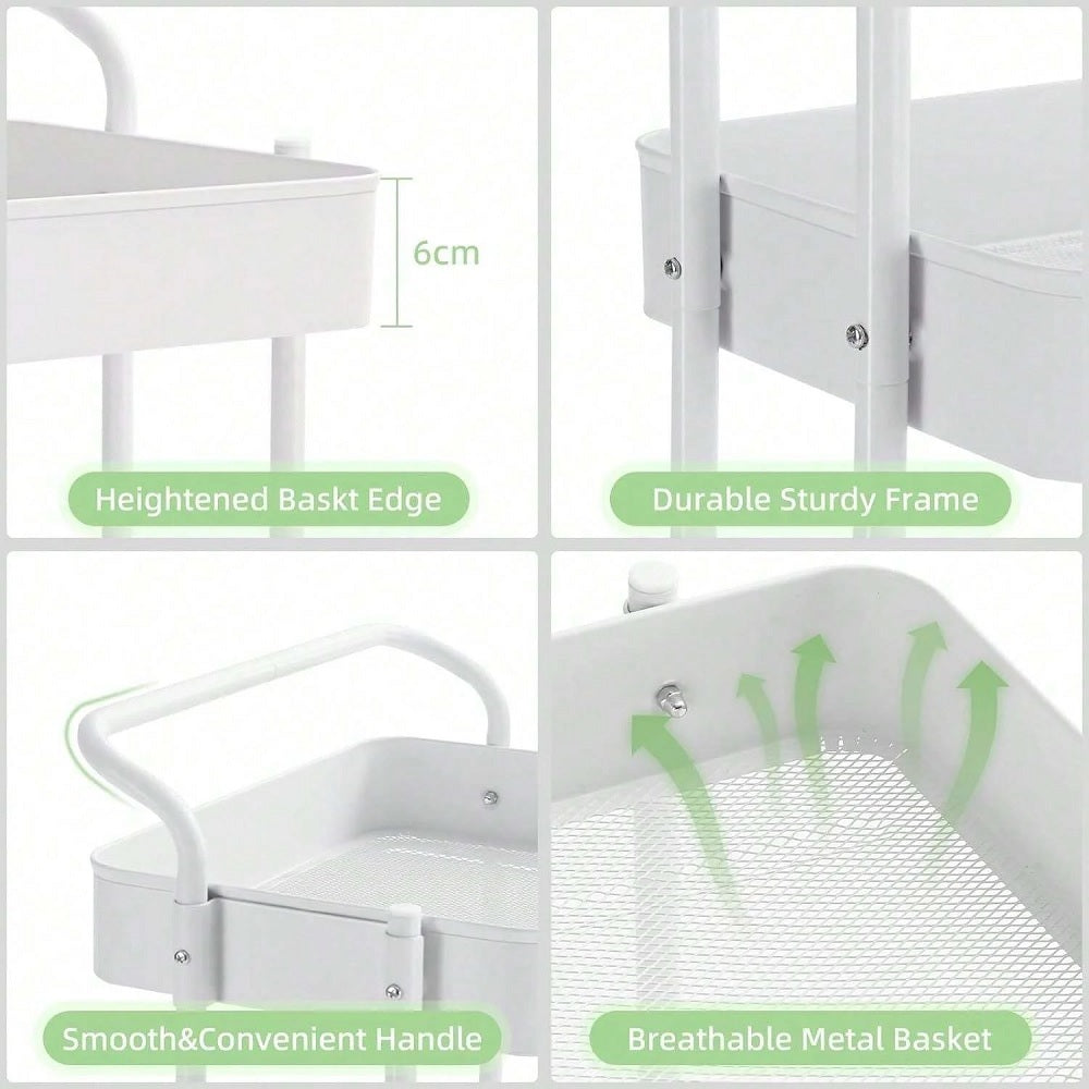 Multifunctional Storage Trolley Rack 3 Layer, Dish Rack, Chase Value, Chase Value
