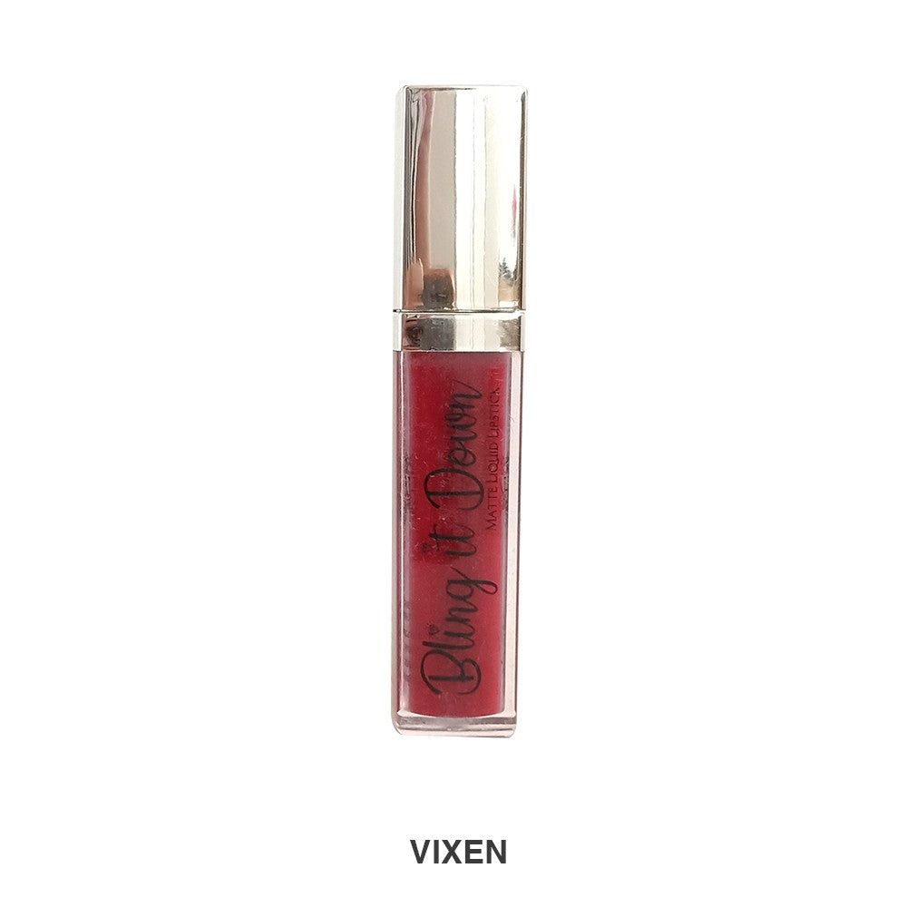 Bling It Down Matte Lipstick - Vixen, Lipstick, Nadia Hussain, Chase Value