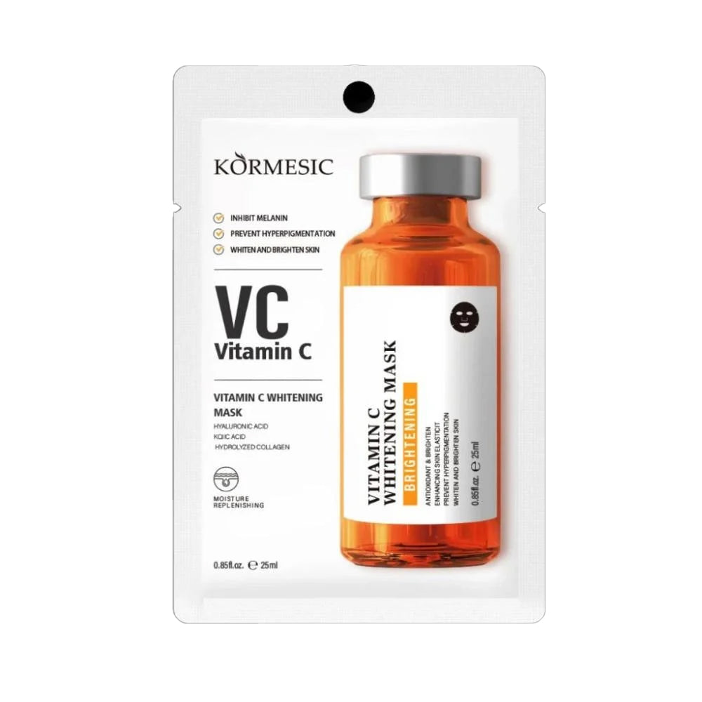 Kormesic Vitamin C Whitening & Brightening Face Mask 25ml, Facial Masks, Chase Value, Chase Value