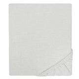 Double Bed Fitted Sheet Jersey - White, Double Size Bed Sheet, Chase Value, Chase Value
