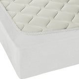 Double Bed Fitted Sheet Jersey - White, Double Size Bed Sheet, Chase Value, Chase Value