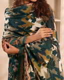 Zarineh Winter Muse Khaddar Printed Embroidered Suit - 3 Pc