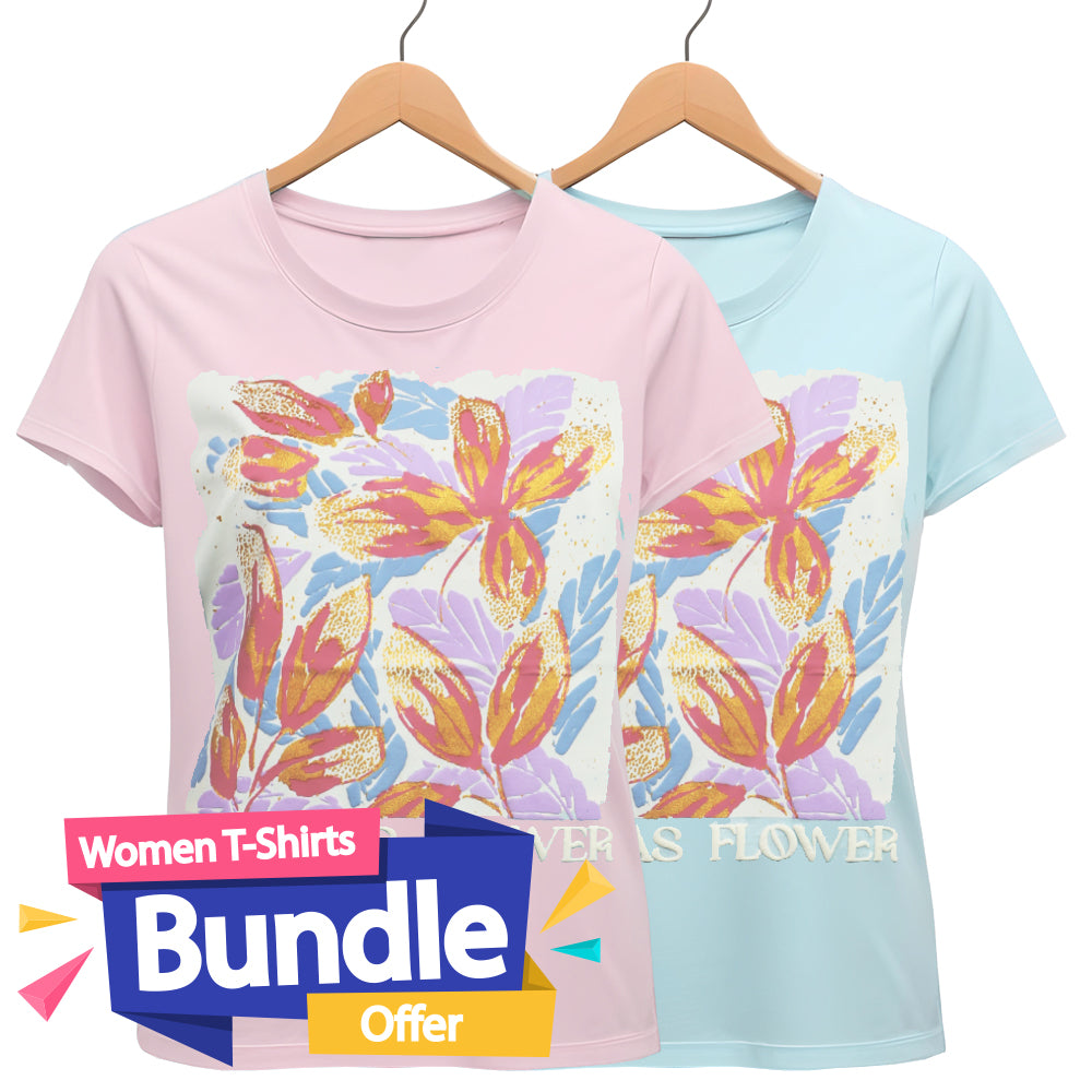 Women T-Shirt Bundle - 04, , Chase Value, Chase Value